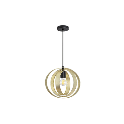 Harlow pendant lighting single light e27 60w gold, , medium