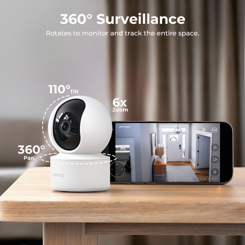 Xiaomi imilab c21 2k &alpha;&sigma;ύ&rho;&mu;&alpha;&tau;&eta; ip camera dome &mu;&epsilon; &lambda;&epsilon;&iota;&tau;&omicron;&upsilon;&rho;&gamma;ί&alpha; pan & tilt-null
