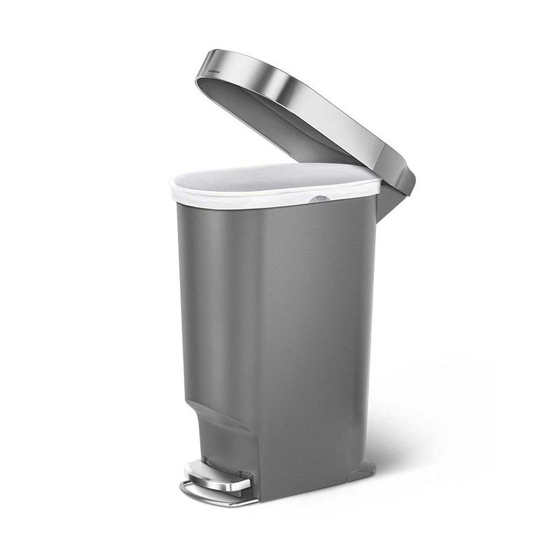 Simplehuman slim pedal bin 40l - grey, , medium image number null