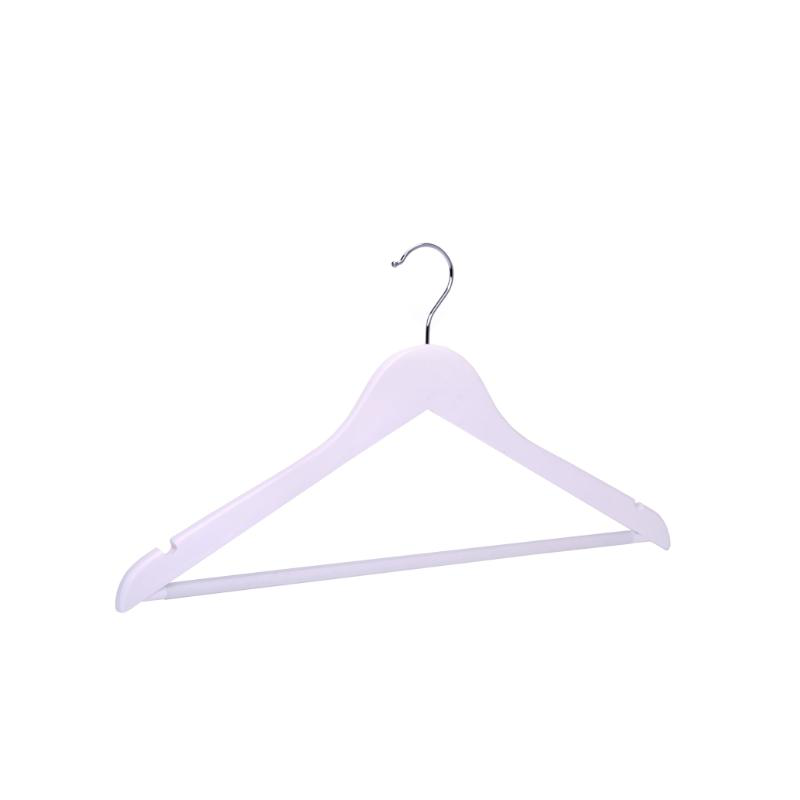 Product image: Wooden cloth hangers pvc 3 pieces - white, , medium-null