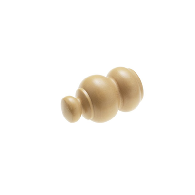 Curtain support wooden final 300-65/70 pine 2pcs