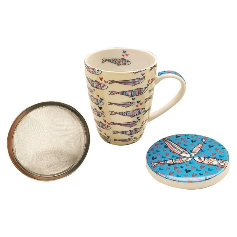 Porcelain mugs with owl design image number null