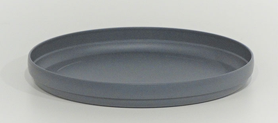 Viomes rondo plate 26x3cm titanium grey, , medium