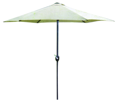 Market aluminium umbrella 2.7m natural