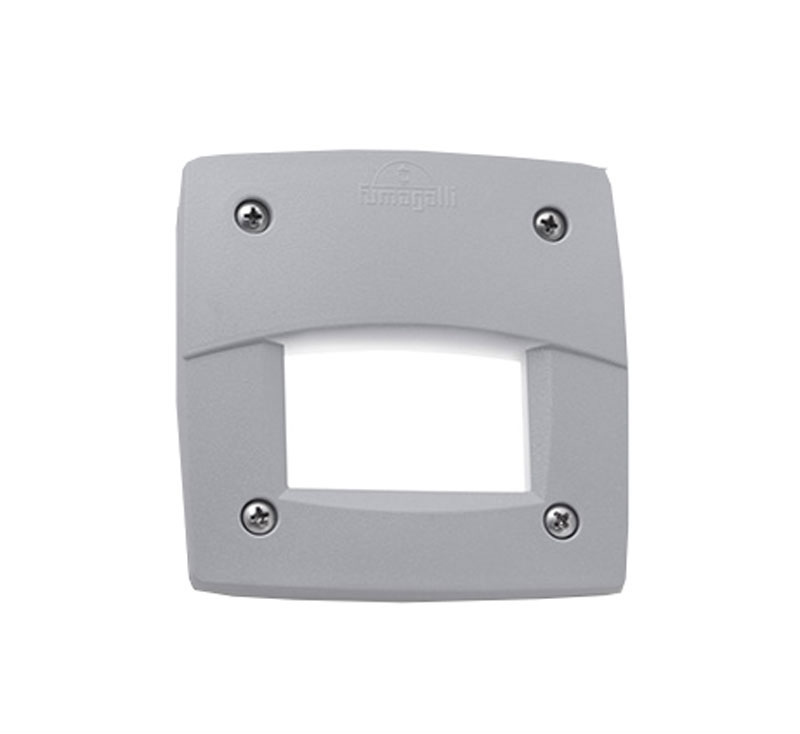 Fumagalli 'leti100el' recessed wall light square 1xgx53 4000k ip66, , medium-null