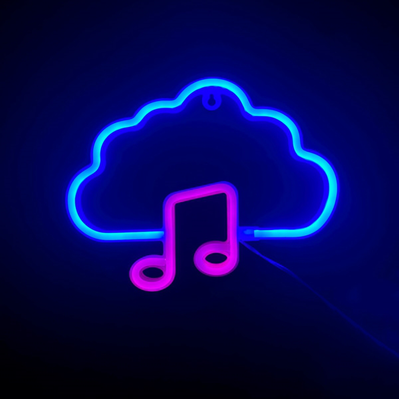Led διακοσμητικό φωτιστικό – music/cloud, , medium image number null