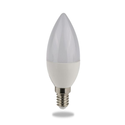Led kερί c37 6w ε14 6500k, White, medium