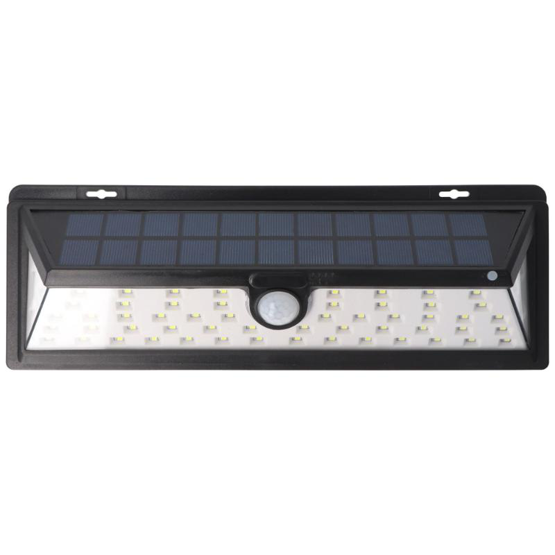 Ezsolar led solar premium wall light 160d - black, , medium-null
