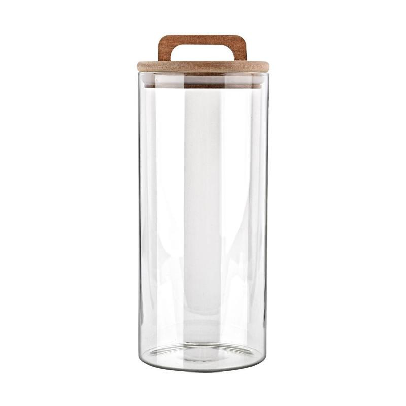 Estia allure glass jar 1.3l 10x10x22cm, , medium image number null