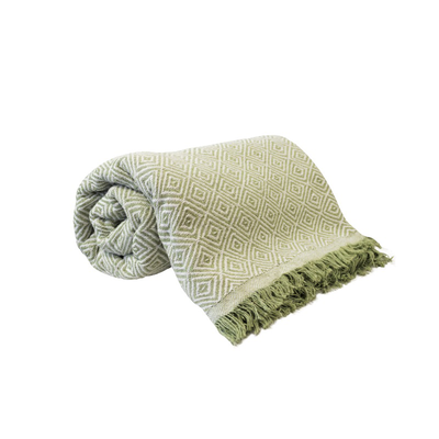 Easy home lankini throw 140x180cm - green