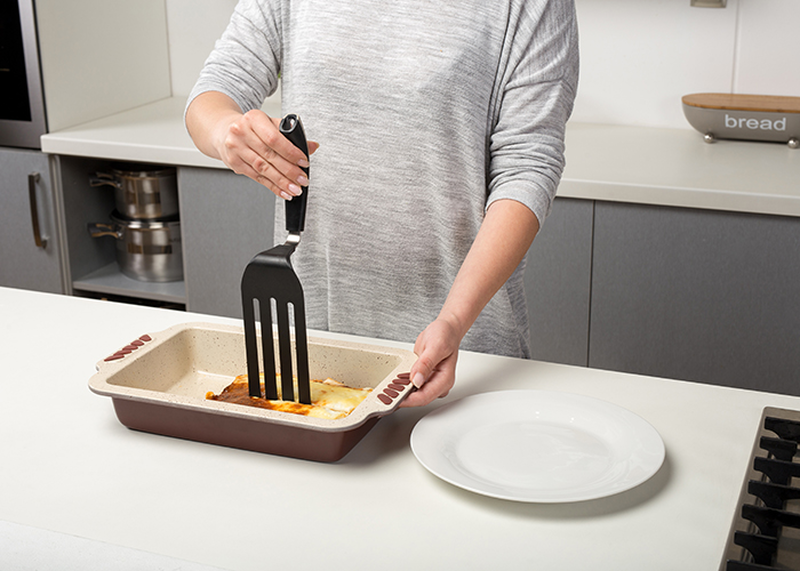 Nava misty nylon slotted serving spatula 34cm-null