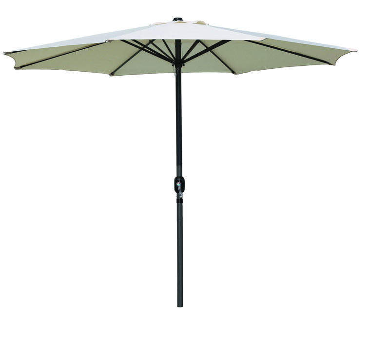 Market aluminium umbrella 3m natural, , medium image number null