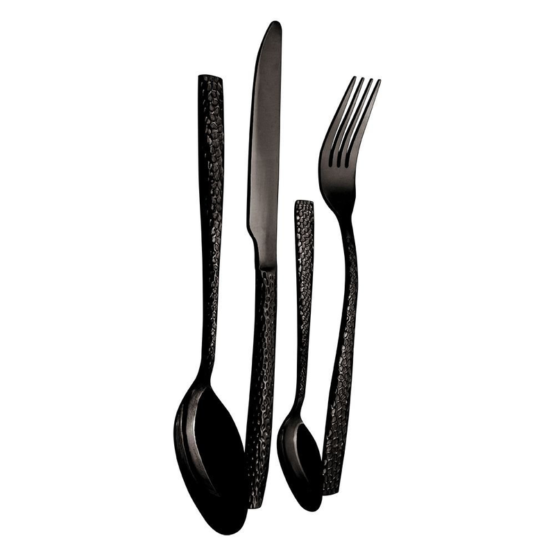 Berlinger haus bh/2618 σετ μαχαιροπίρουνα 24 τεμαχίων mirror black , , medium-null