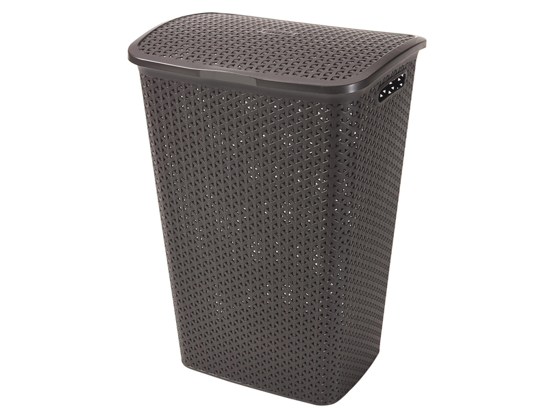 Product image: Curver brown laundry basket 55ltr, , medium-null