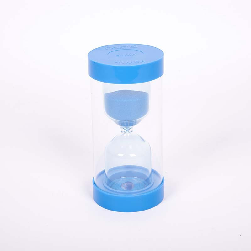 Μεγάλη κλεψύδρα με άμμο 5 λεπτά - μπλε, , medium-null