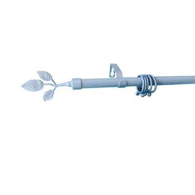 Torino extendable curtain rod 16/19mm 120-210cm - white