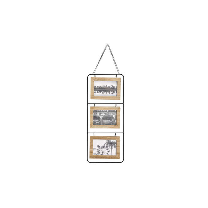 Multiphoto cabinet 6 cases 3x2 sides pendant natural color image number null