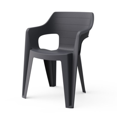 Keter bilbao chair- graphite, , medium