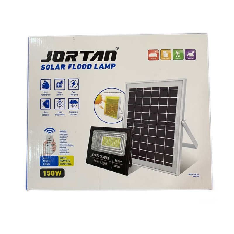 Αδιάβροχος ηλιακός προβολέας jortan 150w led, , medium-null