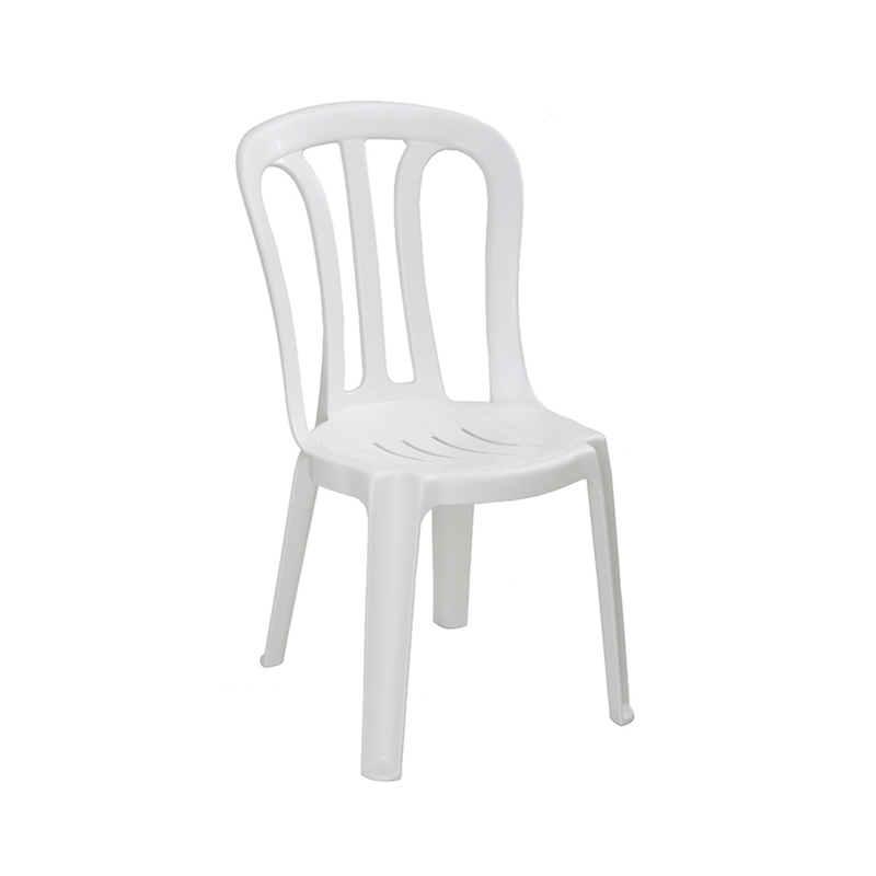 Lordos armless chair fiesta plastic black-null