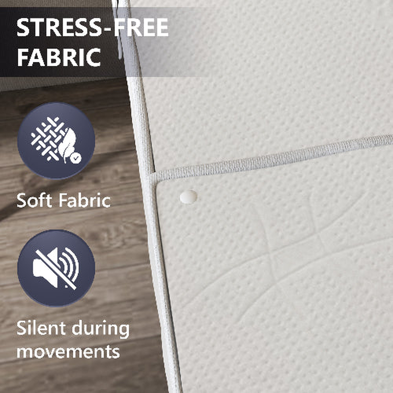 Waterproof mattress protector the white stone with removable and washable fitted sheet | anti-stress, hypoallergenic and antibacterial fabric with fixing clips-null