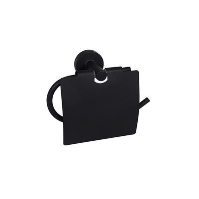 Toilet roll holder for you with black lid, , medium