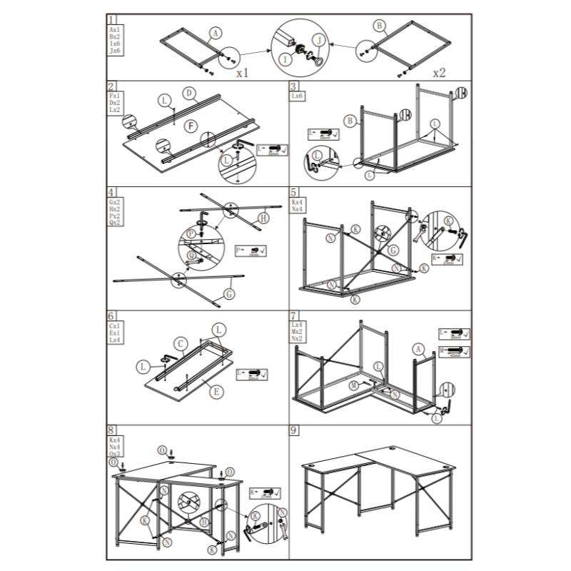 Superliving maroco γωνιακο γραφειο, , medium image number null