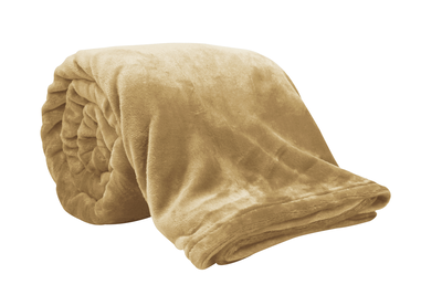Jones essentials flannel blanket 150x200cm beige