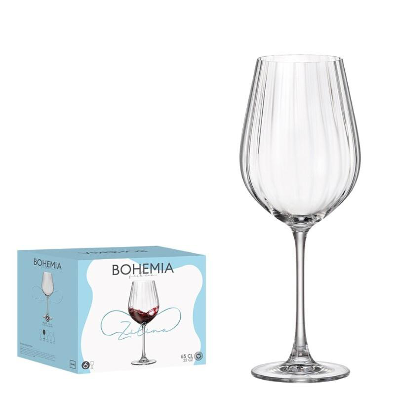 Bohemia zilina wine glass 6pcs 650ml, , medium-null