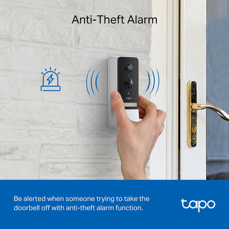 Tp-link tapo d230s1 smart video doorbell camera kit, , medium-null