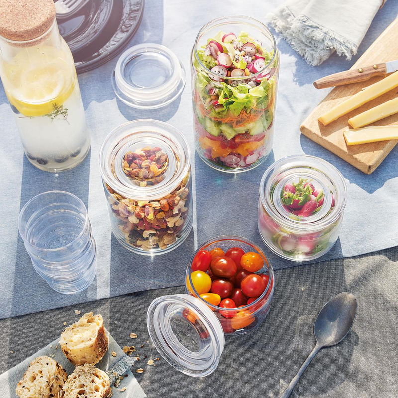 Luminarc pure glass jar with lid 500ml, , medium image number null