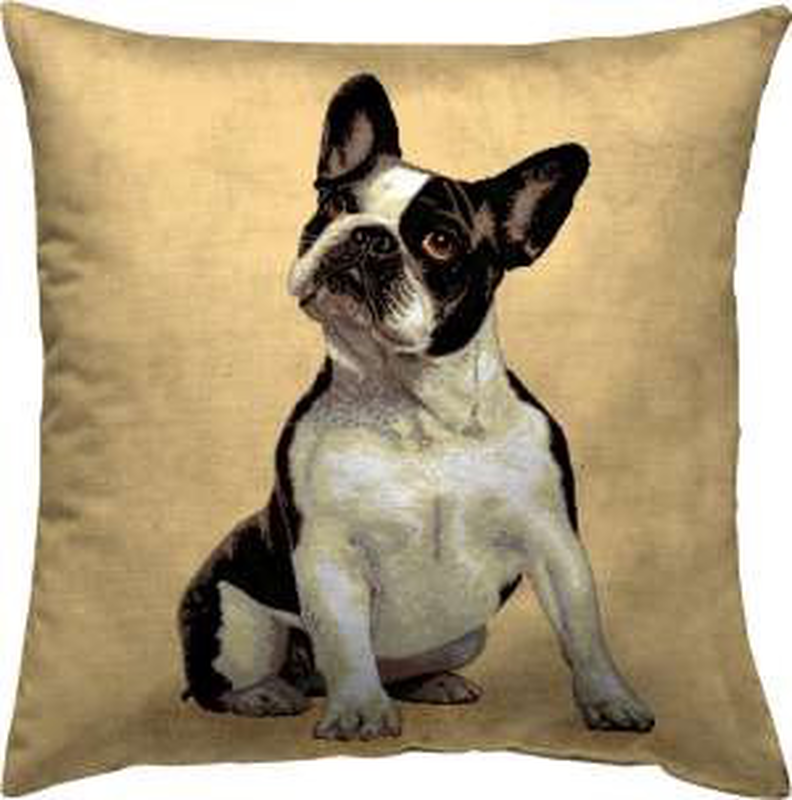 Pardon my nap decorative throw pillow- french bulldog dog design, , medium-null