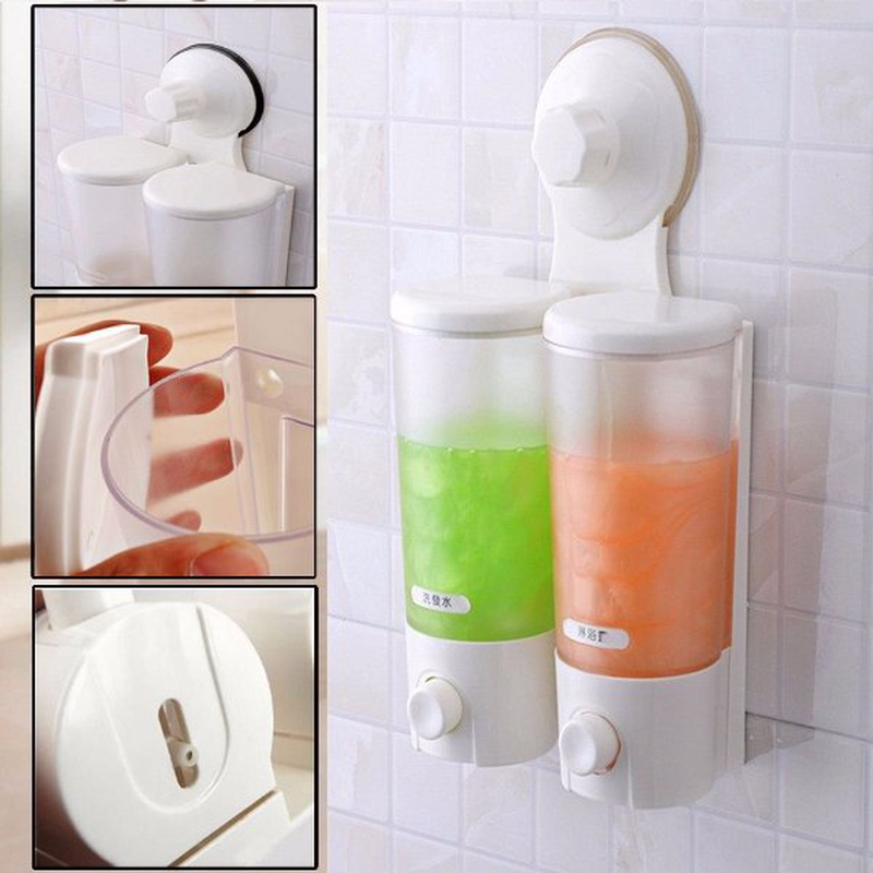 Product image: Διπλός διανεμητής για υγρό σαπούνι με βεντούζα 1901, , medium-null