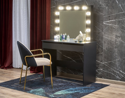 Hollywood dresser small black, Black, medium