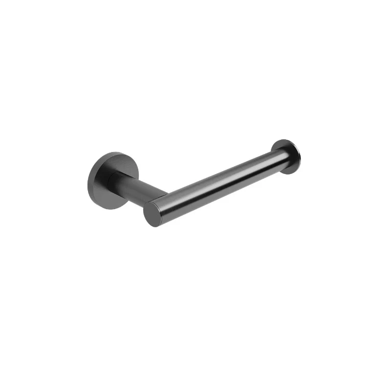 Omicron toilet roll holder 15x8.5x4.4cm pvd brushed gunmetal, , medium-null