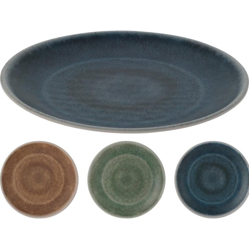 Excellent houseware melamine plate 23cm - assorted colors, , medium-null