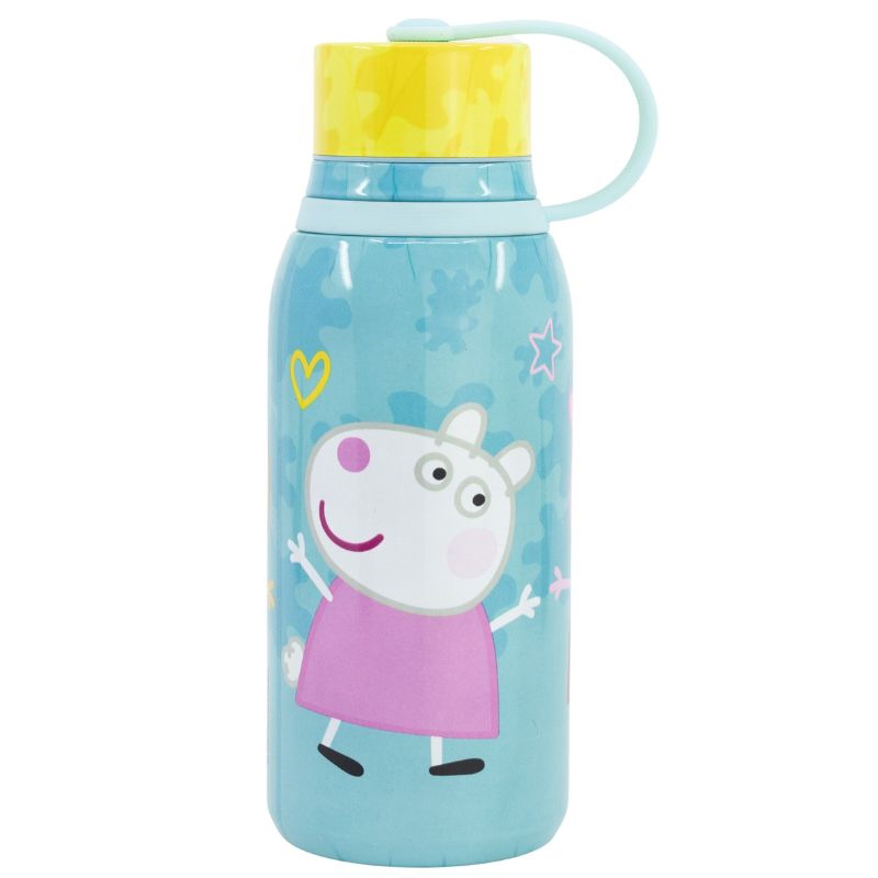 Stor : peppa pig core 2022 - kiddy insulated stainless steel bottle 330ml 13941, , medium-null