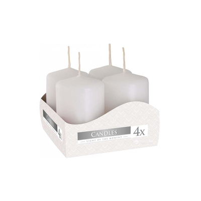 Package candles odorless gold 4pcs 7h