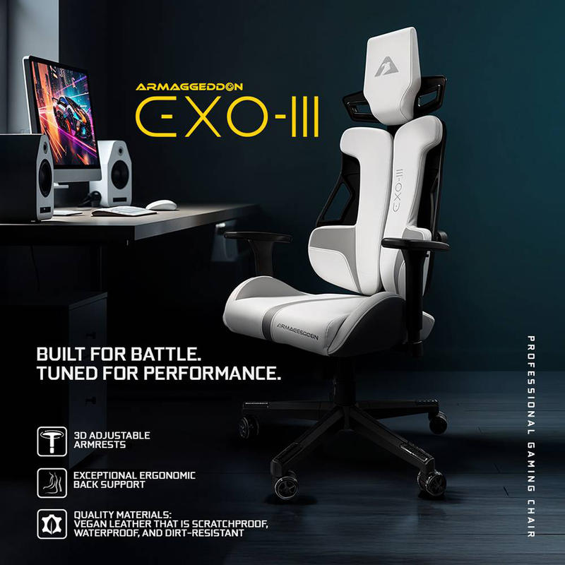 Armaggeddon gaming chair pu leather exo-III honey bourbon-null