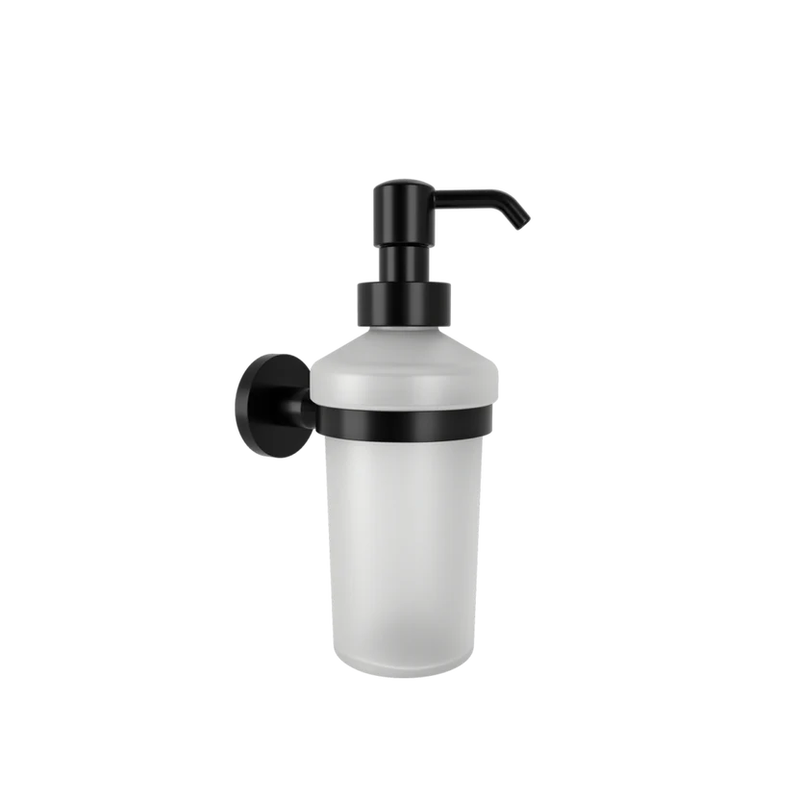 Product image: Sigma black matte wall mounted soap dispenser, , medium-null