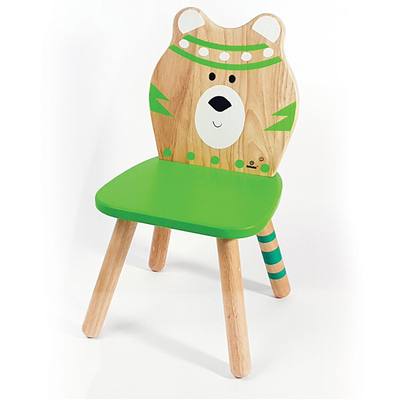 Bear wooden chair, , medium