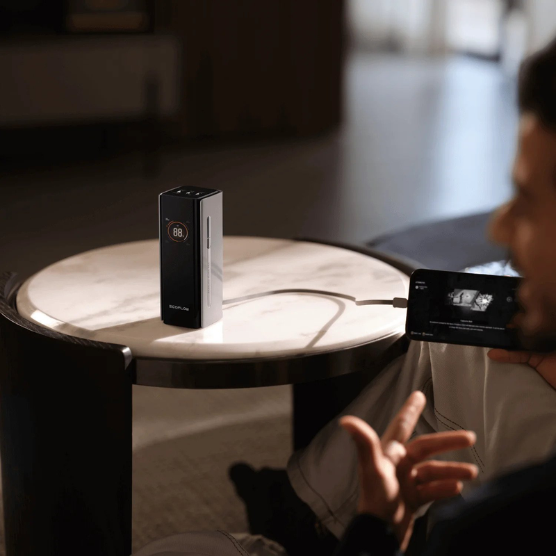 Ecoflow charge powerbank rapid pro 20000mAh 230w + 100w built-in cable black, , medium-null