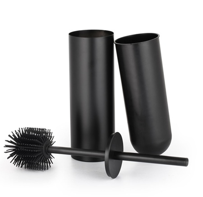 Ankor solid toilet brush black, , medium-null