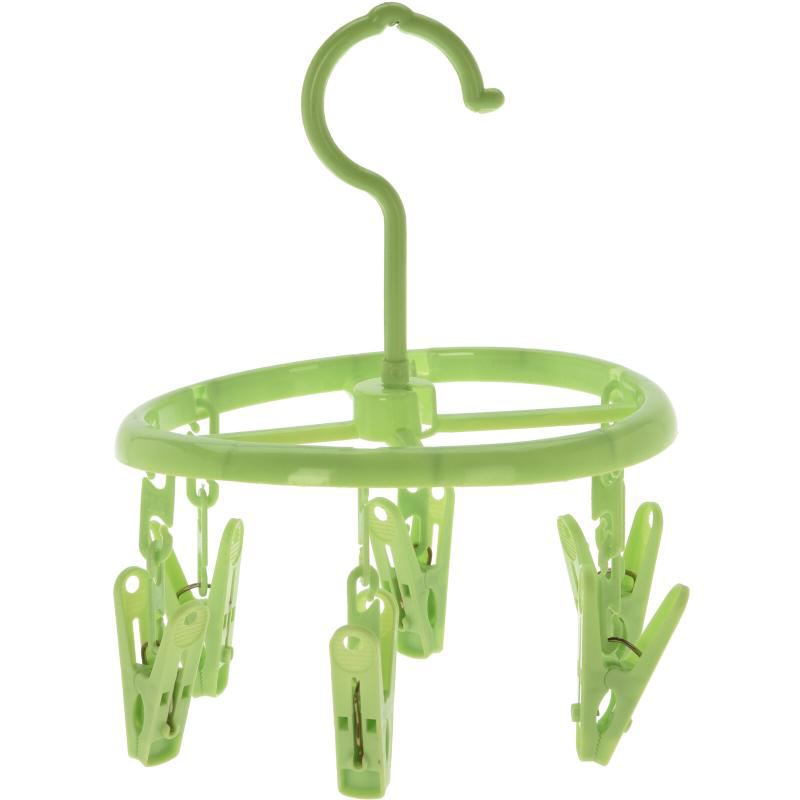 Launry hanger 15cm 6 pegs - assorted colors, , medium-null
