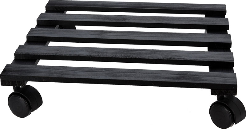 Product image: Flower trolley 28x28x8 blk, , medium-null
