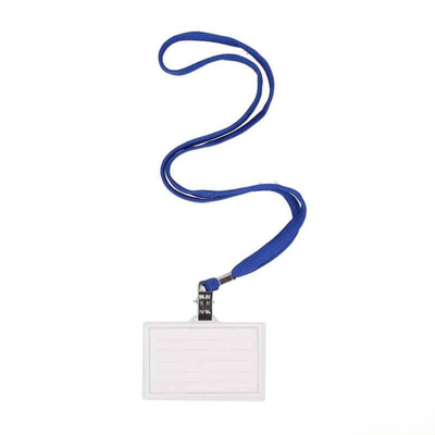 Tto name badge holder & lanyard blue each 405446, , medium