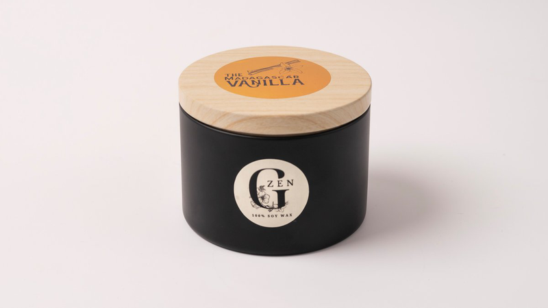 Soy scented  candle | 225gr | The Madagascar Vanilla-null