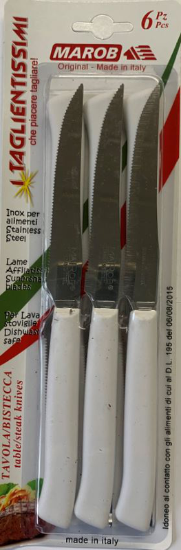 Marob knive 11'' 6pcs black-null