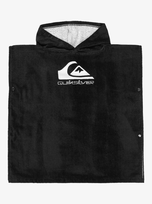 Quiksilver boy's hoody beach towel, Kvd0-black, medium