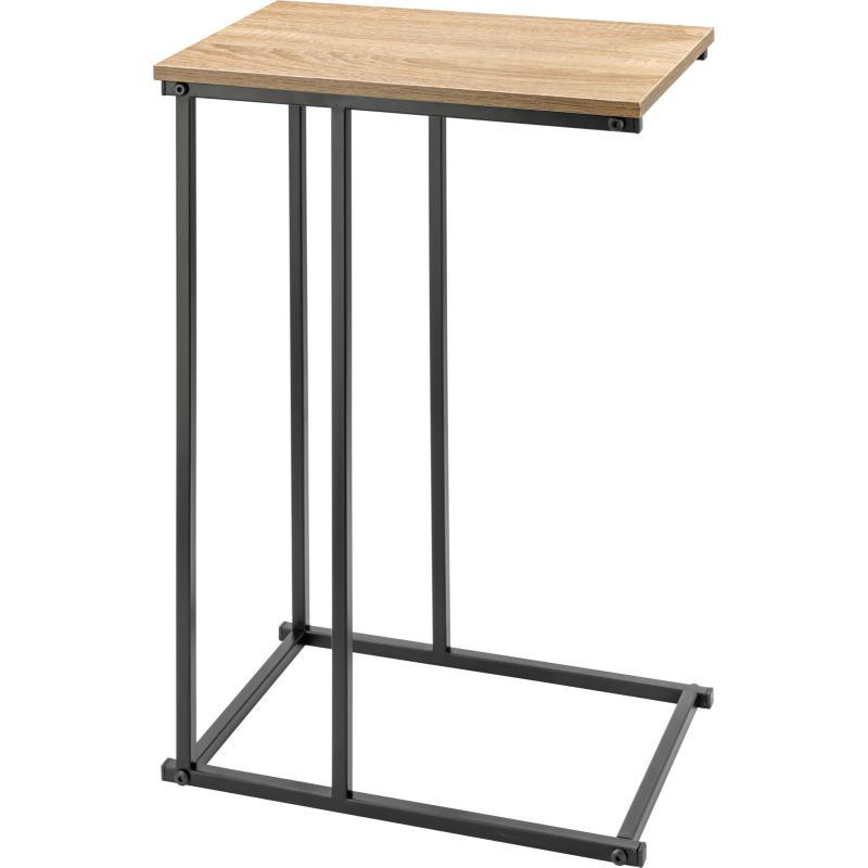 H & s collection metal side table with mdf top, , medium-null